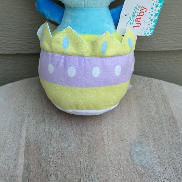 Stitch Easter Bunny in Egg Ears Are Rustling Pastel NWT Soft Plush Disney Baby - Picture 3 of 10